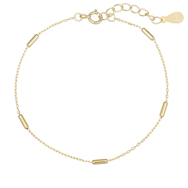 Gold Nugget Anklet