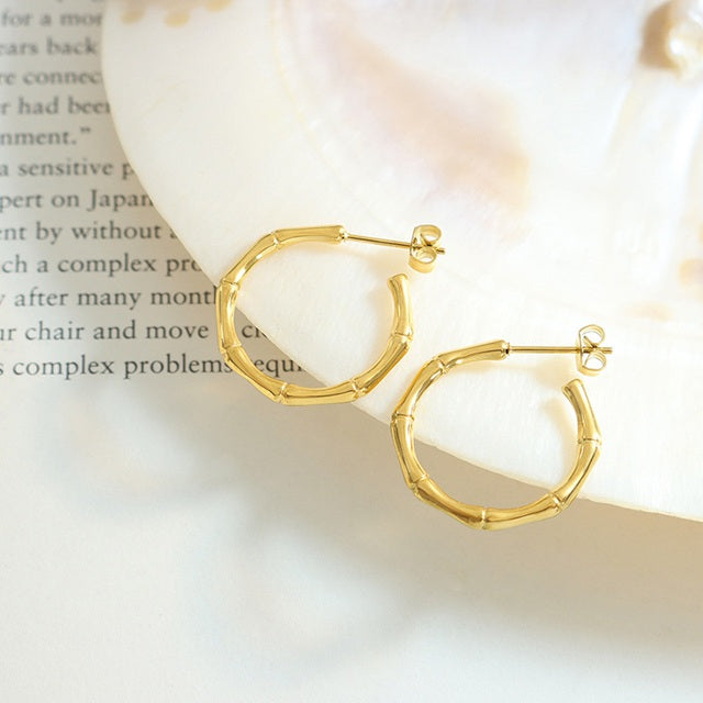 Auric Glow Hoops