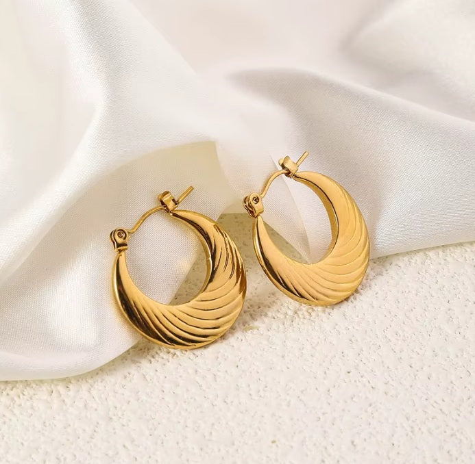 Luxe Twist Hoops