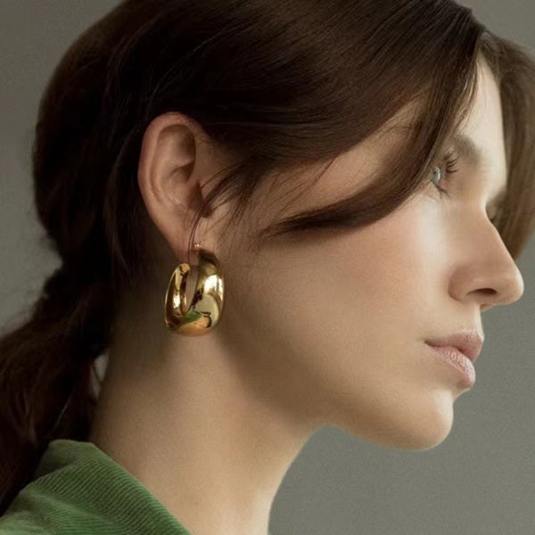 Golden Mirage Hoops