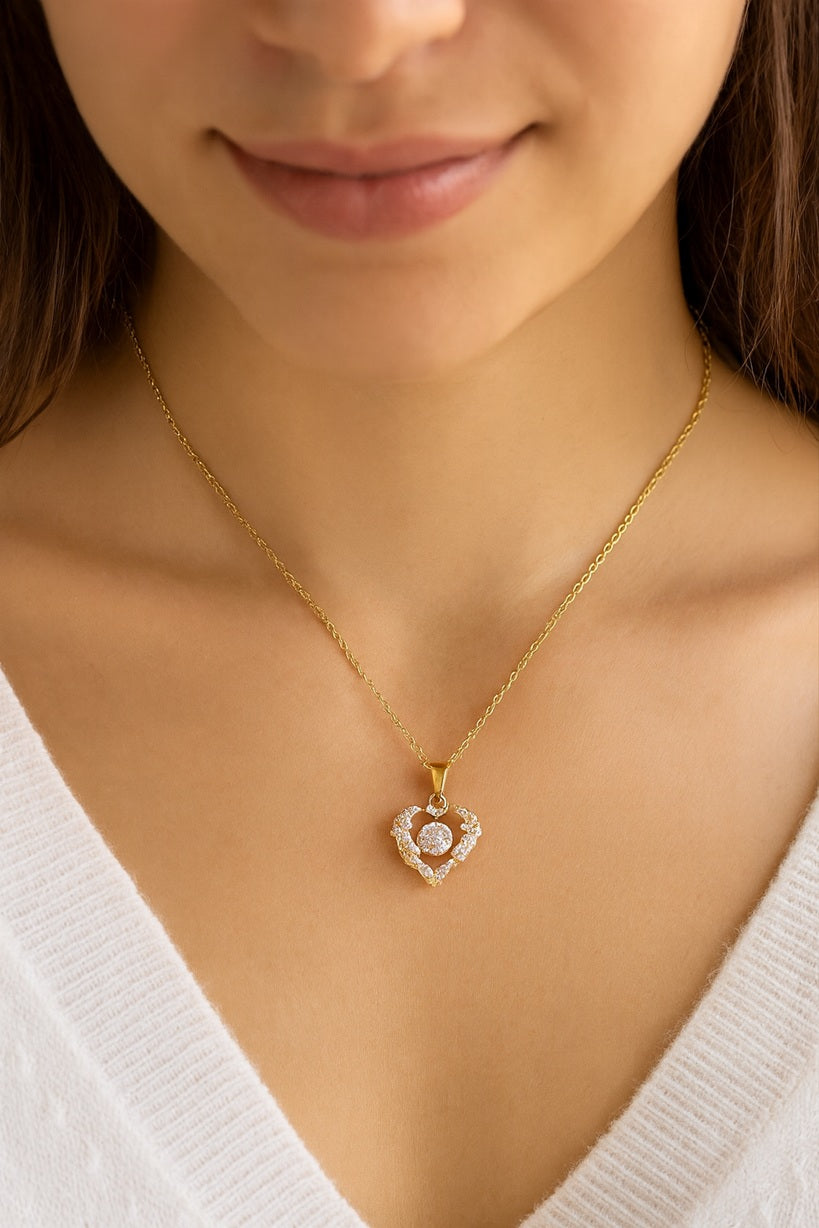 Dance with me- Gold plated necklace