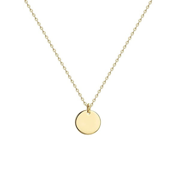 Gold Plated Coin Pendant