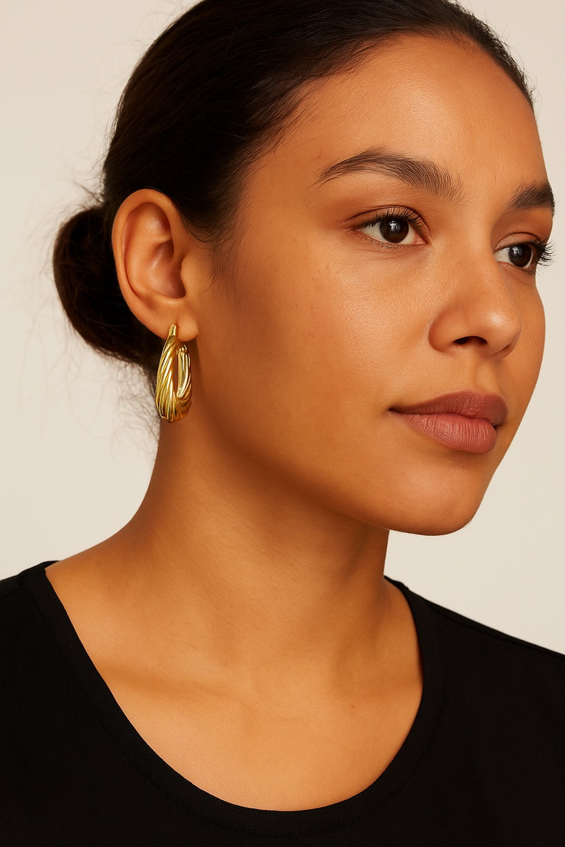 Luxe Twist Hoops