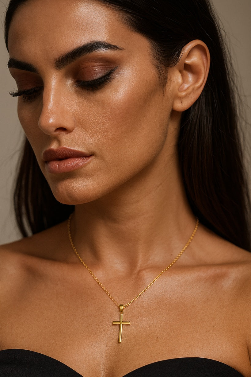 Classic Gold Plated Cross
