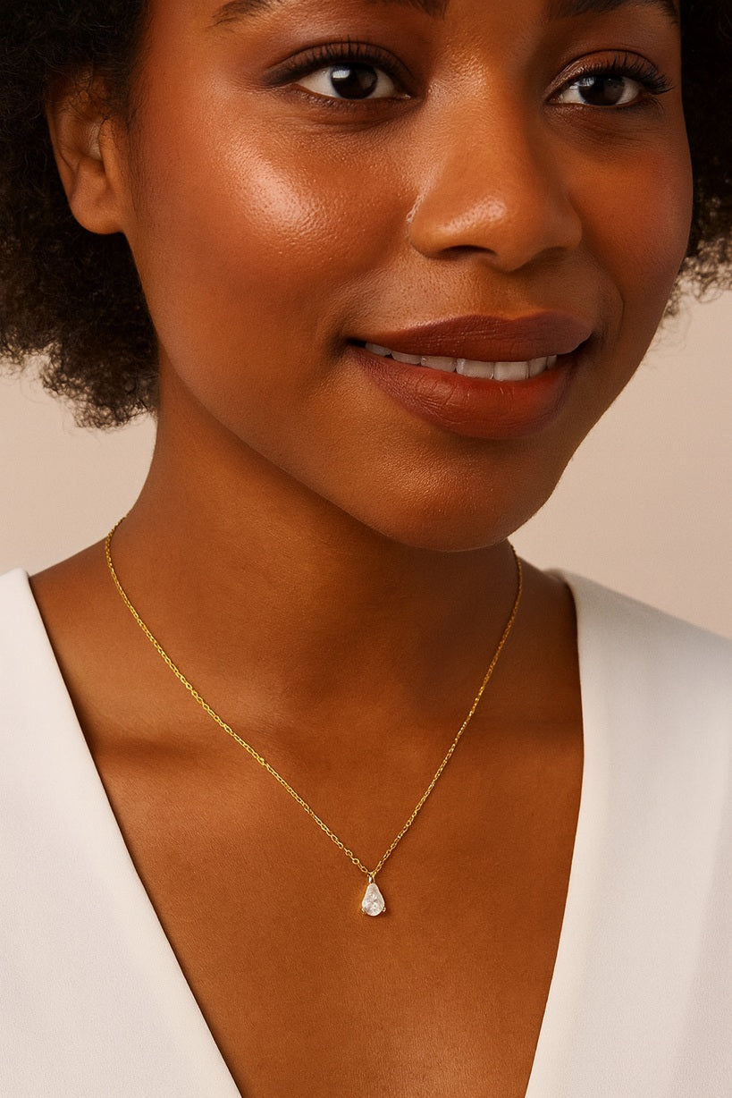 Pear Cut Diamante