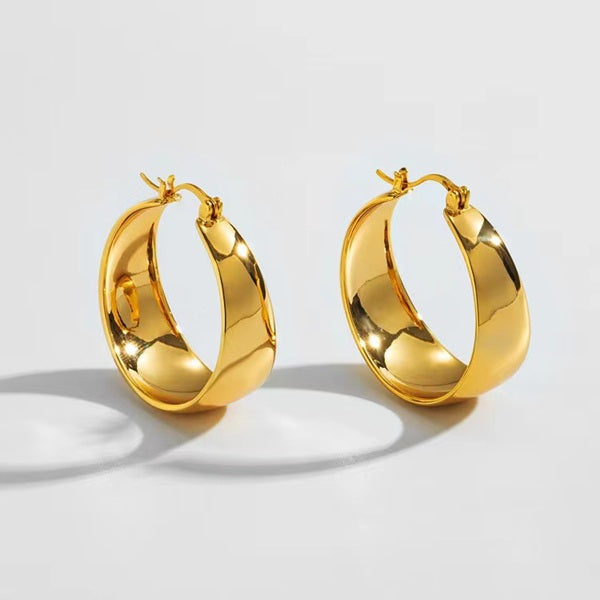 Golden Mirage Hoops