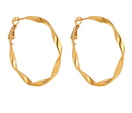 Golden Whirl Hoops