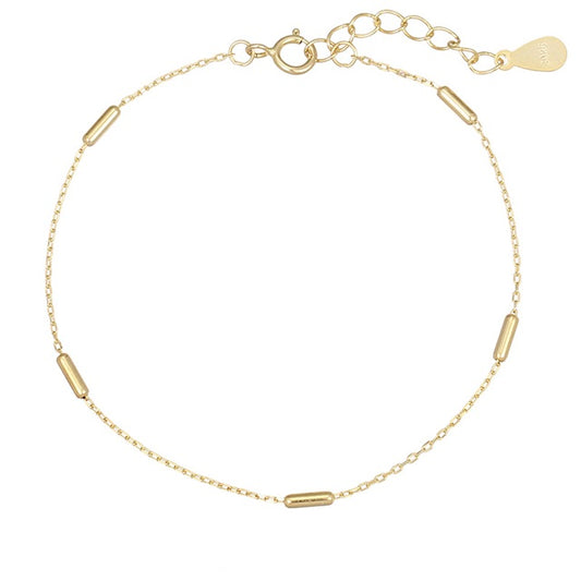 Gold Nugget Anklet