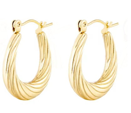 Luxe Twist Hoops