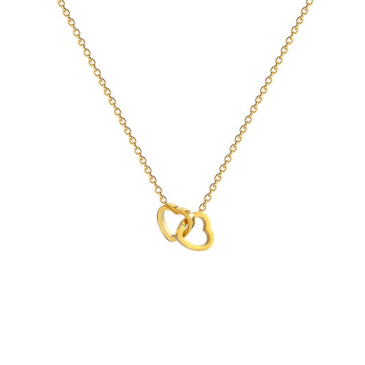 Gold Plated Eternal Bond Hearts