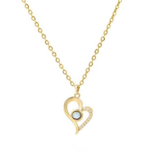 Love Lens Heart Necklace