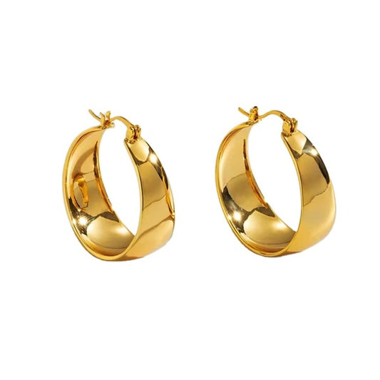 Golden Mirage Hoops